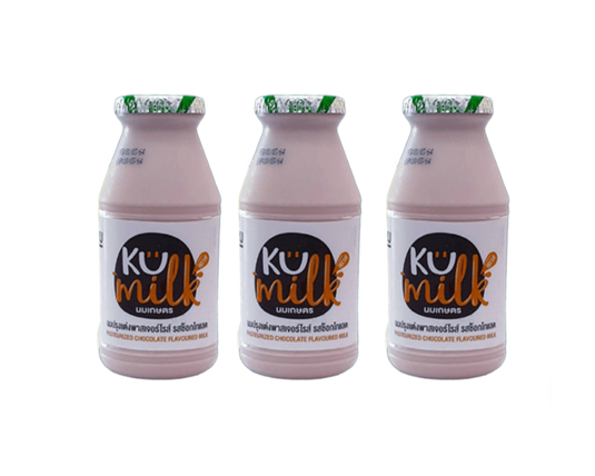 นมพาสเจอร์ไรส์-ช็อกโกเเลต ขวด